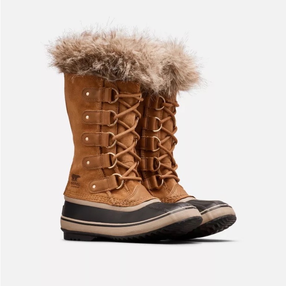 Sorel Joan of Arctic Boots Camel Size 7.5